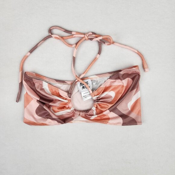 Princess Polly Latiana 70s Crop Top Size 6 Groovy Multi - Picture 2 of 5